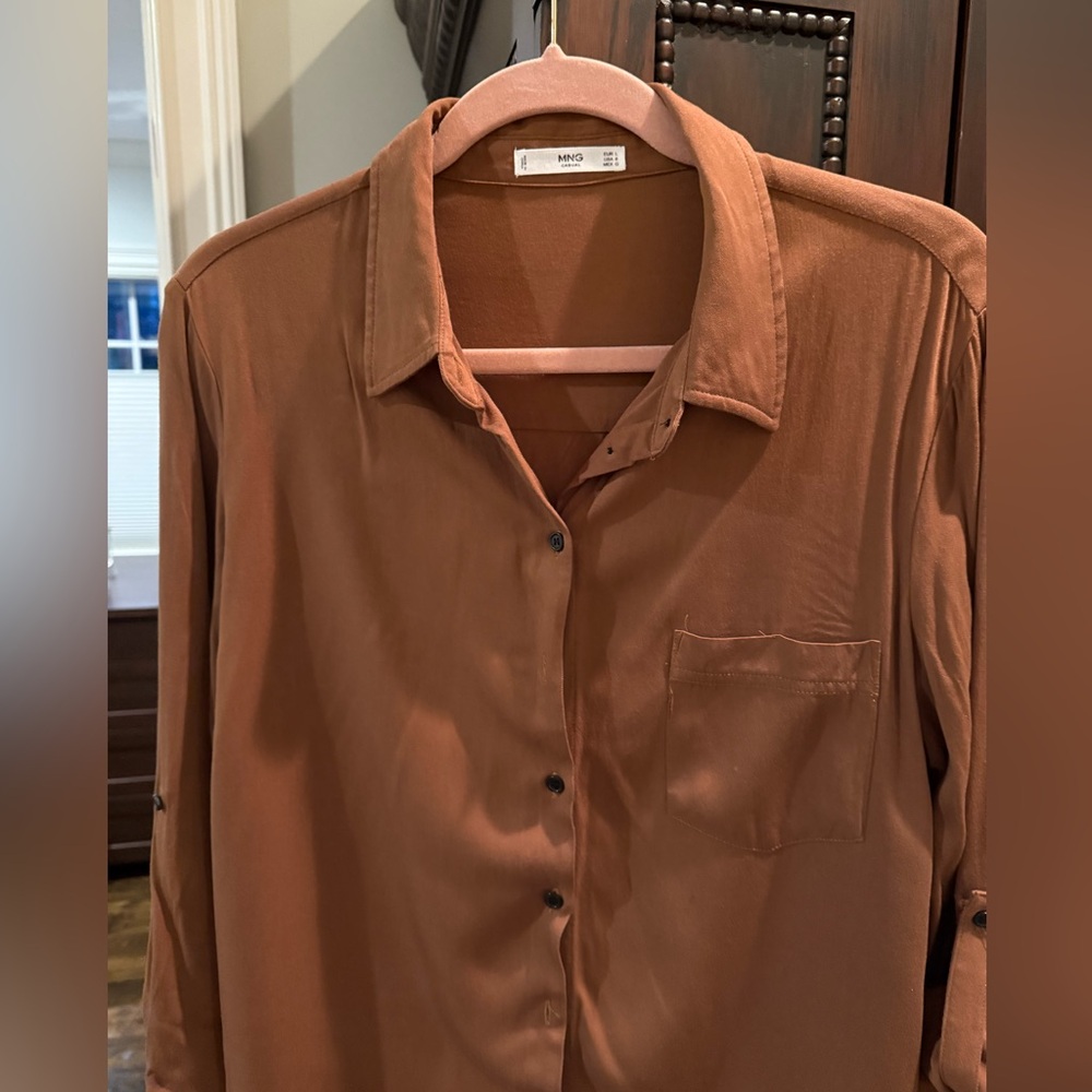 Mango -  Button-Down Shirt - Picture 4 of 8